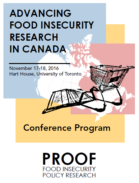 Report title: Household Food Insecurity in Canada, 2014