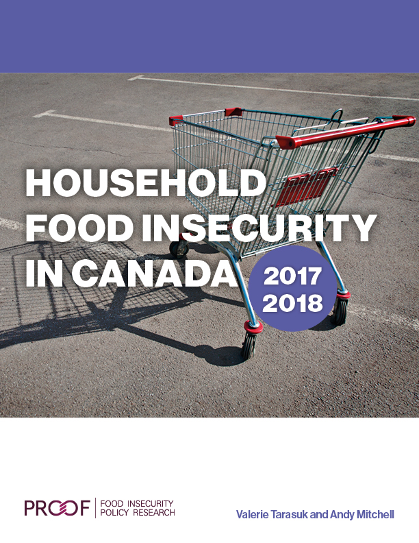 Household Food Insecurity in Canada 2017-2018 Cover