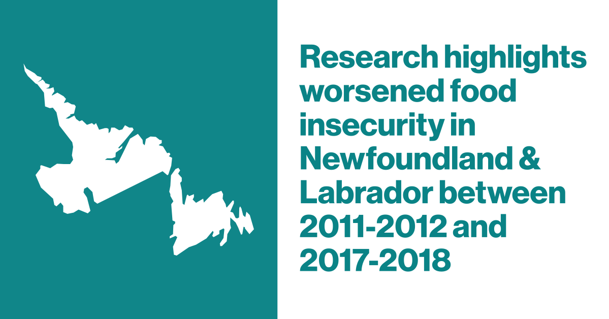 Research Highlights Worsened Food Insecurity In Newfoundland And ...