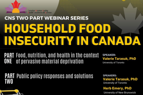 Canadian Nutrition Society Series — Household Food Insecurity In Canada ...