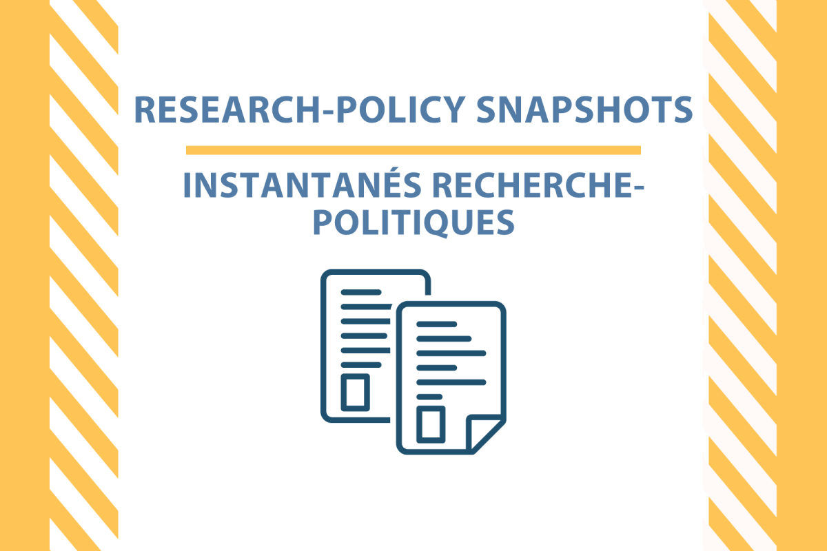 CRDCN Research-Policy Snapshots