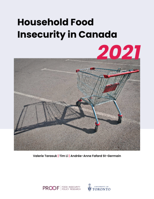 Household Food Insecurity In Canada, 2021 - PROOF