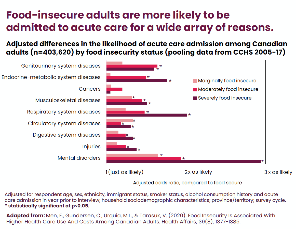 Food Accessibility, Insecurity and Health Outcomes